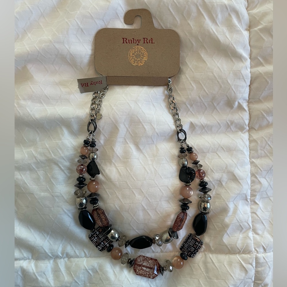 Ruby Rd. Gemstone Layered Necklace